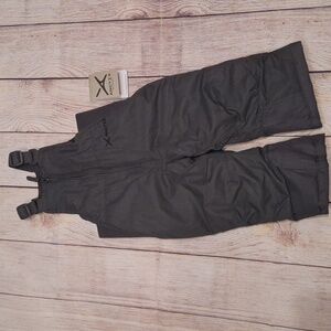 Toddler Snow Bibs NWT High Bib Overalls Black Adjustable Straps Ski Snowboard